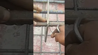 सरिये को तार से कैसे बांधे | sariya kese bandhe | steel tying