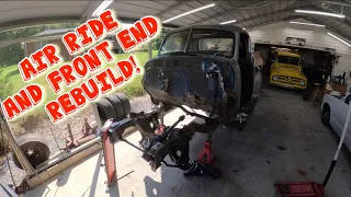 1949 Chevy 3100 chassis swap air ride part 1