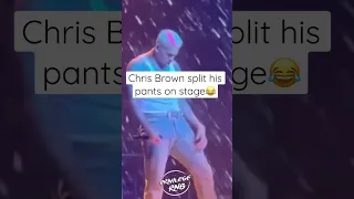 When ‘No Guidance’ made Chris Brown split his pants 😂💀 #shorts #chrisbrown