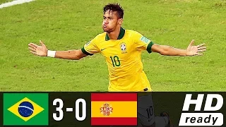 Brazil vs Spain 3 0 All Goals & Highlights   Confederations Cup Final