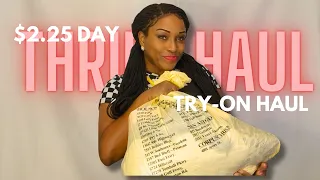 THRIFT HAUL FROM $2.25 DAY | TRY ON HAUL| I'M NOT A RICH AUNT I JUST THRIFT LIKE ONE #davinaashleigh