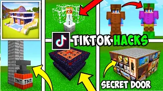 Top 5 Minecraft TikTok Hacks in Craft world - master block 3d | Mizna Khan