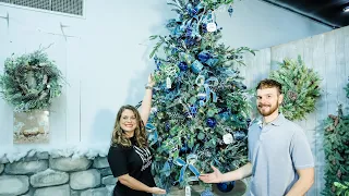 Decorating in Blues and Silvers for Christmas 2021 with David Christopher's (2021)