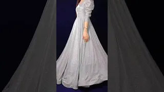 Cinderella /Party wear/gown cutting and stitching/ long dress /umbrella frock/princess dress design