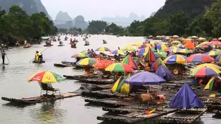Guilin - Yangshuo - Yulong River bamboo rafts