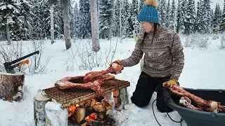 Canning Winter Food | Moose Bone Broth & Chicken Stock