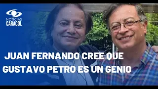 Juan Fernando Petro dice que él y el presidente Gustavo Petro tienen síndrome de Asperger