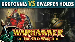 Bretonnia vs Dwarfs Warhammer The Old World Live Battle Report