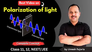 Polarization of Light | Polarized & Unpolarized Light | Wave Optics | 12 Physics #cbse #umeshrajoria