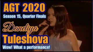 AGT 2020; Daneliya Tuleshova (данелия тулешова) wows judges with "Sign of The Times" by Harry Styles