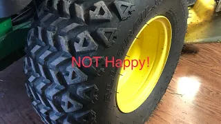 New Lawn Mower Tires Good Or Bad?!