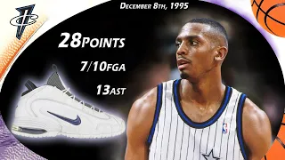 Penny Hardaway 28points VS Charlotte Hornets December 8th 1995