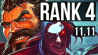 GRAVES vs KAYN (JUNGLE) | Rank 1 Graves, Rank 4, 8/1/12, Legendary | NA Challenger | v11.11