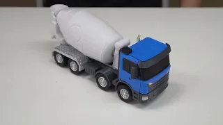 Ready mixed concrete truck (foldable) print on ender