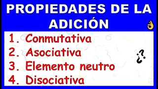 PROPIEDADES DE LA ADICION