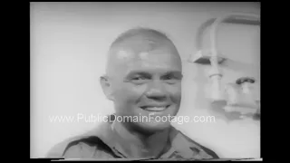 1962 John Glenn orbits earth in Friendship 7  - End of NASA Saga - archival footage