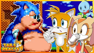 SONIC XL!!  | Tails and Cream React to Sonic Oddshow HD Remix