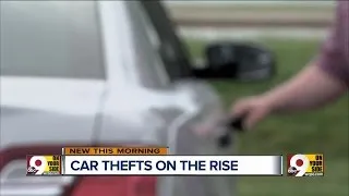 Report finds increase in Greater Cincinnati car thefts