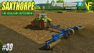 One More Field To Plant! | The Realism Experiment w/ @Reaver_1979: Saxthorpe | FS22 Live