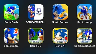 Sonic 4 episode 2 Sonic Dash Sonic Olympic Games Sonic Forces Sonic Jump Sonic Boom 2 Sonic CD Sonic