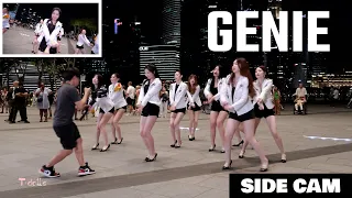 【KPOP DANCE COVER IN PUBLIC | SIDE CAM】Genie - Girls' Generation | DANCE COVER BY T-DOLLS