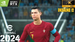 eFootball 2024 - Portugal vs Argentina Gameplay | Nvidia RTX 3060 ti