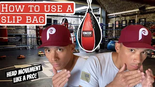 How To Use A Slip Bag/ Maize Bag - THE BEST TOOL TO IMPROVE HEAD MOVEMENT AND AVOID GETTING HIT!?