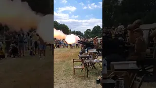 WW2 cannon firing #tankfest