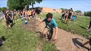 Greenwood Elementary students take on 'the mudder'