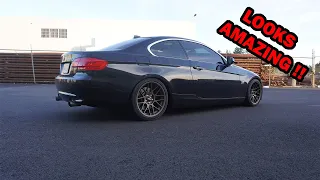 New Bronze Apex Arc 8 Wheels For My Black e92 BMW 335i