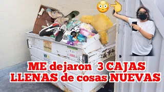 ENCONTRE 3 CAJAS LLENAS DE COSAS NUEVAS #viral