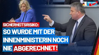 Martin Hess rechnet knallhart mit Innenministerin Nancy Faeser ab! - AfD-Fraktion im Bundestag