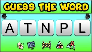 Scrambled Word Game #8 | 5 Letter words | Jumbled Words | Facts & Fun with Tez
