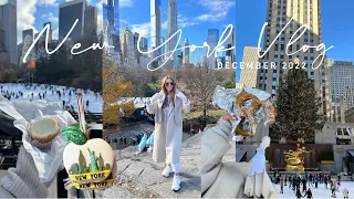 NEW YORK AT CHRISTMAS VLOG | NYC TRIP DECEMBER 2022