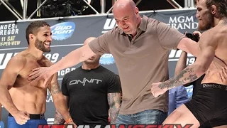 UFC 189: Mendes vs. McGregor Weigh-Ins  (FULL)