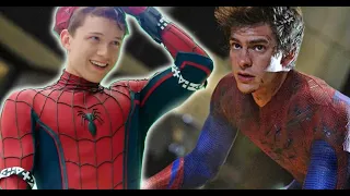 SPIDERMANS HABLANDO ESPAÑOL...  Andrew Garfield & Tom Holland speaking Spanish