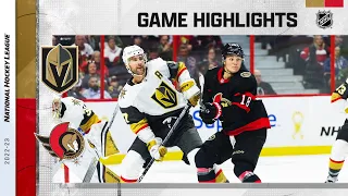 Golden Knights @ Senators 11/3 | NHL Highlights 2022