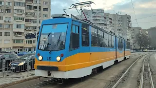 Trams in Sofia 15th February - 15th March