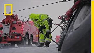 Ponad 30-tonowa ciężarówka nie chciała nawet drgnąć! | Najniebezpieczniejsze drogi Europy