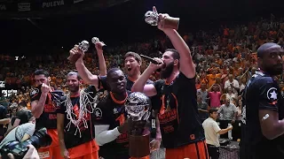 Así fue la celebración de Valencia Basket