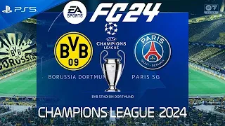 FC 24 - Borússia Dortmund    ParisSG | UEFA Champions League. Semifinal | Full Match  PS5™ [HD 1080p