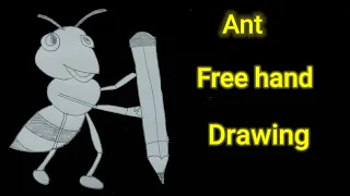 Free hand drawing -Ant