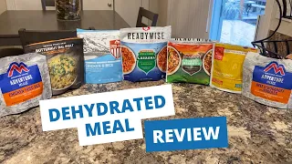 Best Dehydrated Meals for Backpacking  (Dehydrated Meal Taste Test)