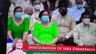 INAUGURATION OF SARA ZIMMERMAN DUTERTE  || 15th Vice President of the Republic  of the Philippines