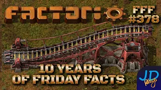 Factorio Friday Facts #378 ⚙️10 Years of Friday Facts