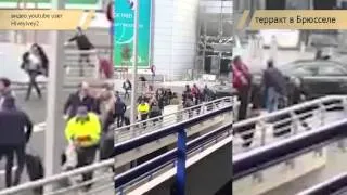 Теракты в Бельгии. Видео очевидцев