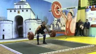 Weightlifting,15/02/ 2014 RUSSIAN CUP Vasiliy Polovnikov (105kg), snatch 183kg