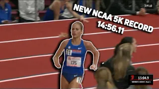 Parker Valby New NCAA Indoor 5000m Record 14:56.11