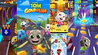 Talking Tom Gold Run Big Update ~ New World Ginger's Farm Episode#2