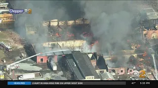 Fire Destroys Commercial Building In Middletown, NY